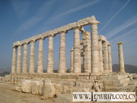 苏纽海角（Sounion）波塞冬海神庙（Temple of Poseidon）